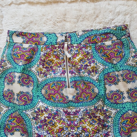 Anthropologie Maeve colorful patterned skirt - Picture 3 of 4